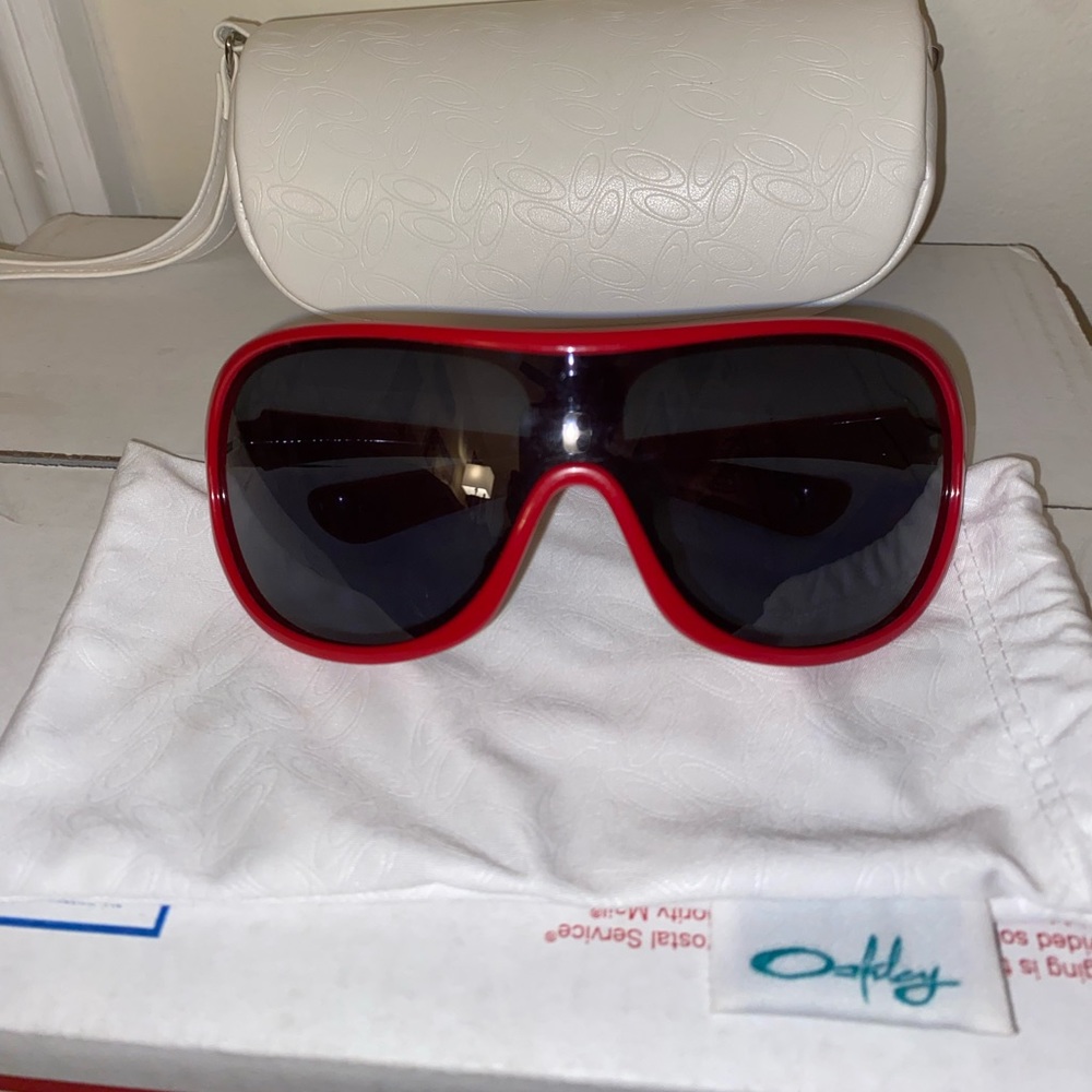 Oakley Immerse Red Carpet w/ Grey Lenses Sun Glasses